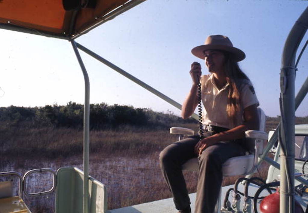 Park ranger in a Florida state park, or a national park in Florida